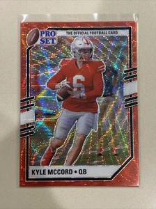 2022 Leaf Pro Set Kyle MCcord Red Wave RC ROOKIE #PSB-KM1 OSU OHIO STATE - Picture 1 of 2