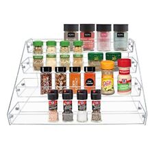 PMMASTO Tiered Spice Rack, Seasoning Organizer, 4 Tier - inner width 1.93"