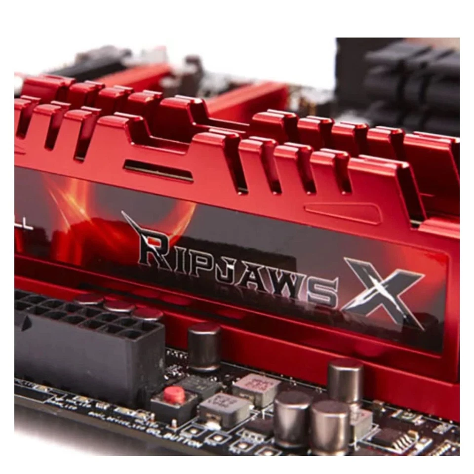 G.SKILL F3-10666CL9D-RAM: 8GB (4GBx2)-RipjawsX-DDR3-1333 CL9-9-9 1.50V / Test... - Image 1 of 1