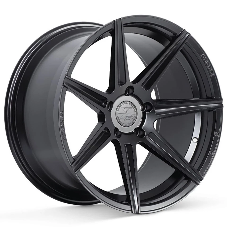 F20x10.5/R20x11.5"Staggered Ferrada Wheels F8-FR7 Matte Black Flow Formed (A01) Foto 1 de 4
