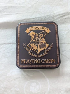Harry Potter Hogwarts Playing Cards With Tin In Good Condition - Picture 1 of 3