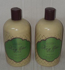 Victoria's Secret INSATIABLE Key Lime LUST  Body Lotion 16.9  fl.oz Lot of 2