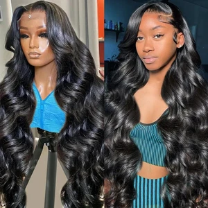 Women Wigs Human Hair Body Wave Lace Front for 150% Density 13X4 Hd Glueless - Picture 1 of 12