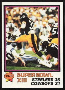1979 Topps #168 Super Bowl XIII Steelers vs. Cowboys NR-MINT NO RESERVE! - Picture 1 of 2
