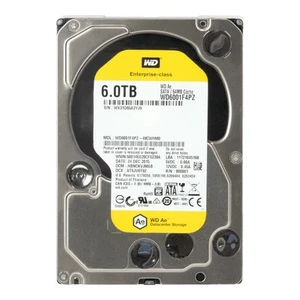 FESTPLATTE WD Ae WD6001F4PZ 6TB 5760RPM 64MB SATA III 3.5''  - Bild 1 von 3