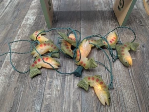 Fish String Light Set 10 Fish A Jumping Boat RV Patio Garden. Cabin Decor . - Picture 1 of 8