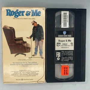 Roger & Me (1989), VHS Movie, Warner(1990), Michael Moore debut doc vs. GM, CULT - Picture 1 of 2