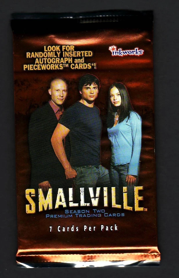 PACK DE 7 TARJETAS SMALLVILLE TEMPORADA 2 SELLADO DE FÁBRICA Foto 1 de 2