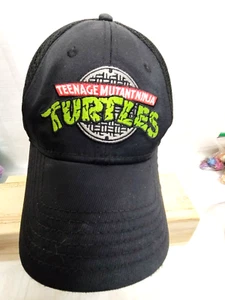 Nickleodeon Teenage Mutant Ninja Turtles Ajustado Sombrero Elástico Negro Verde 2014 XL - Imagen 1 de 9