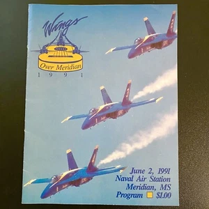 NAS Meridian MS Wings Over Meridian Air Show Program 1991 NASA Richard Truly - Bild 1 von 8