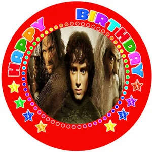 Tortenaufleger Geburtstag Tortenbild Fondant Oblate Der Herr der Ringe P30 - Bild 1 von 1