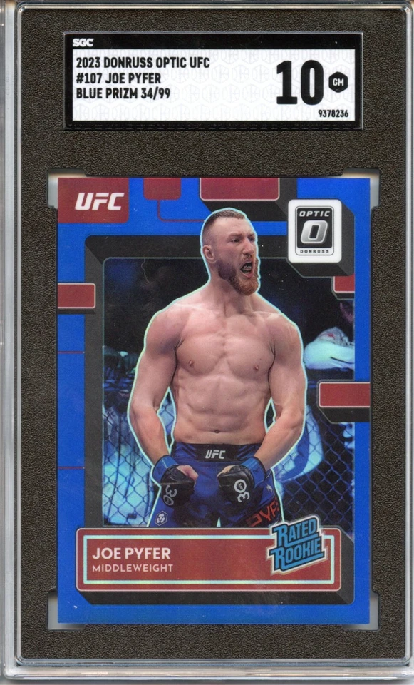 2023 Optic Joe Pyfer Blue Rated Rookie /99 SGC 10 - Image 1 of 1