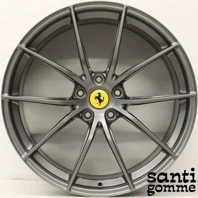 4 CERCHI IN LEGA 20 FERRARI F12 TDF 812 SF GTS ORIGINAL ANTRACITE 313695 313696 - Immagine 1 di 4