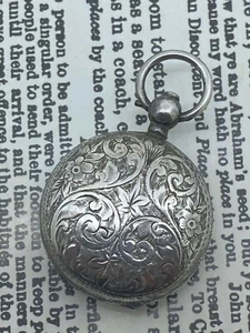 An Antique c1903 English Sterling Silver Sovereign Holder. Birmingham. - Bild 1 von 7