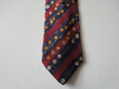 DEL SARTO MILANO SILK TIE SETA CRAVATTA MADE IN ITALY 2162 - Imagen 1 de 4
