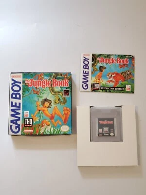 Gameboy Disney's THE JUNGLE BOOK Complete CIB Box Nintendo Game Boy - Image 1 of 4