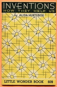 Little Wonder Book Inventions How They Help Us 1946 No. 609 36pp Yellow Series - Bild 1 von 2