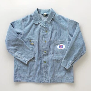 Rare Union Made Oshkosh B’gosh Railroad Work Jacket 48R Excellent  - Picture 1 of 7