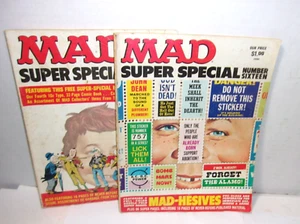 Mad 1970's Vintage Magazine Comic Super Special #16 #18 The Nostalgic Mad insert - Picture 1 of 4
