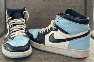 Nike Air Jordan 1 Talla 7 Mujer’s Retro OG Alto Azul Frío W 557424007 Foto 1 de 4