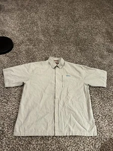 Simms Shirt Herren XXL Cor3 kariert Seersucker kariert Knopfleiste Camp SS - Bild 1 von 6