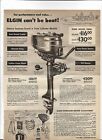 1949 Sears Catalog Ad Pages Elgin Twin Cylinder 35 And 6 Horse Motor Plywood Boat