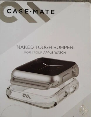   Parachoques transparente resistente Case Mate Naked para Apple Watch Series 1/2/3 - 42 mm Foto 1 de 2