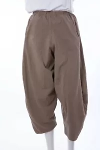 NEW Italian Lagenlook COCOON PANTS/ SWEAT PANTS One Size 10-18 Pockets - Picture 1 of 19