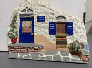 Puerta de cerámica hecha a mano "Creta" islas griegas recuerdos puertas de Grecia flor - Imagen 1 de 3