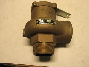 NEW CONBRACO 14-205 BRONZE STEAM RELIEF 2" X 2"  14PSI 2705 LBS/HR 0400 - Picture 1 of 4
