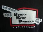 Vintage 90&#39;s Boman Kemp D&#39;ambra Steel Services T Shirt Size XL