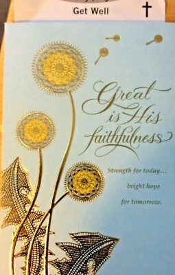 Hallmark GET WELL Cards,for FAMILY or FRIEND, Dayspring Messages 15 Choices 153