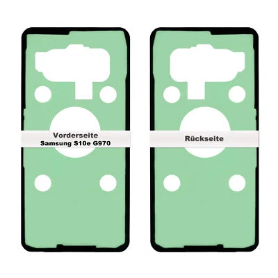 IS-TECK Samsung Galaxy S10e G970 Akkudeckel Klebefolie Kleber Backcover Batterie Rahmen
