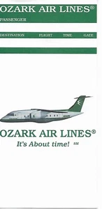 Ticket Jacket - Ozark Air Lines - Dornier DO 328 Jet cover (J2003) - Picture 1 of 1