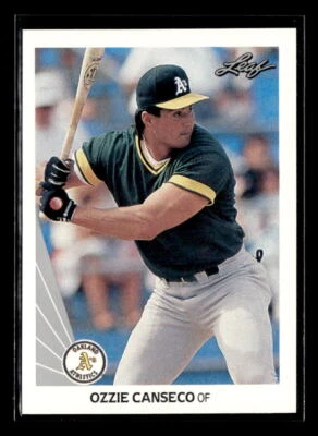 1990 Leaf #516 Ozzie Canseco - Image 1 of 2