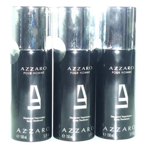 3 x Azzaro Pour Homme Deo Spray / Deodorant Spray je 150 ml = 450 ml - Bild 1 von 2