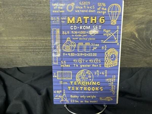 Teaching Textbooks Math 6 CD set - Picture 1 of 2
