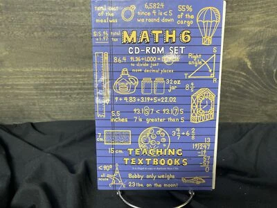 Teaching Textbooks Math 6 CD set - Image 1 of 2
