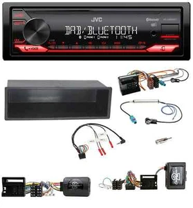 JVC Bluetooth USB DAB Lenkrad Autoradio für Peugeot 307 2006-2009 PDC - Bild 1 von 11