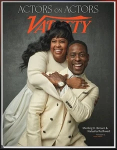 VARIETY MAGAZINE - JUNE 4, 2025 - STERLING K BROWN & NATASHA ROTHWELL - Picture 1 of 2