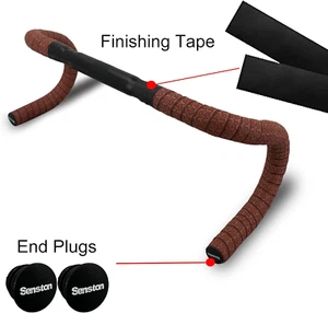 Bike Handlebar Tape, Cycling Handle Grips Anti-Slip Shock-Absorbent with Fini... - Picture 1 of 1