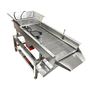 110V 5mm Linear Vibrating Screen Electric Industrial Sifter Double 120W Motors - Picture 1 of 24