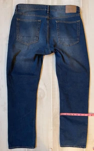 M.B.X MBX Vaqueros Slim Fit Denim Talla 36 x 28.5" Hombre - Imagen 1 de 5
