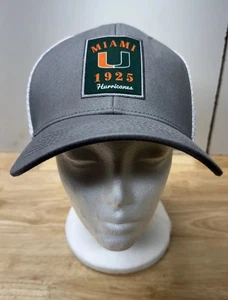 Truckermütze Kappe University Miami Hurricanes 1925 grau weiß Top of World Towcaps - Bild 1 von 15