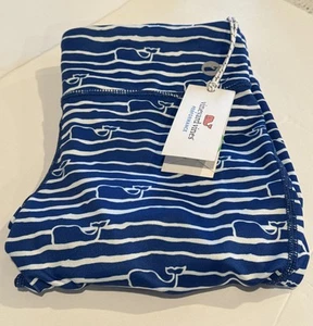 Vineyard Vines NEW w/tags Girls Kids Blue Whale Print Performance Legging Medium - Picture 1 of 4