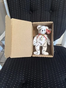 Vtg Special Holiday Ty Beanie 2001 Cand-e Bear Direct from Ty Store No Bar Code! - Picture 1 of 10