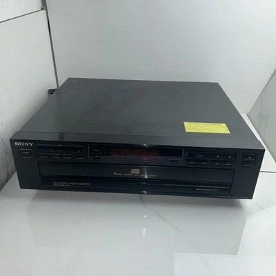 Sony CDP-C211 5-Disc Carousel CD Compact Disc Changer Player TESTED & WORKING - Image 1 of 4