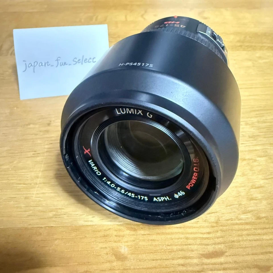 N.MINT Panasonic LUMIX G X Vario PZ 45-175mm F/4.0-5.6 ASPH POWER O.I.S Black - Image 1 of 4