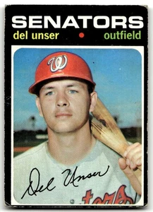 1971 Topps #33 Del Unser Washington Senators VG-VGEX SET BREAK! - Picture 1 of 2
