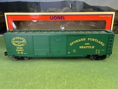 LIONEL 6-52425 SPOKANE PORTLAND & SEATTLE DOUBLE DOOR BOXCAR NEW O GAUGE SP&S - Image 1 of 4